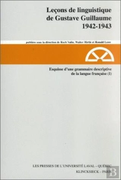 Bertrand.pt - Leçons De Linguistique De Gustave Guillaume, 1942-1943