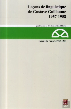 Bertrand.pt - Lecons De Linguistique De Gustave Guillaume 1957-1958 Tome 21