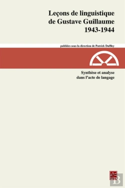 Bertrand.pt - Leçons De Linguistique De Gustave Guillaume Tome 29 ; 1943-1944
