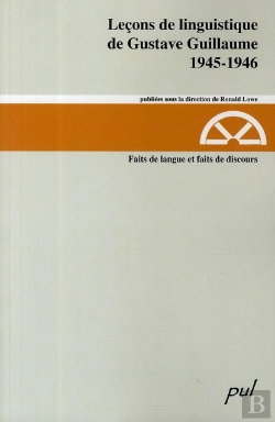 Bertrand.pt - Lecons De Linguistique De Gustave Guillaume V 18 1945-1946
