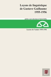 Lecons De Linguistique De Gustave Guillaume V 23 1955-1956