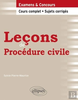 Bertrand.pt - Leçons De Procédure Civile ; Cours Complet, Sujets Corrigés