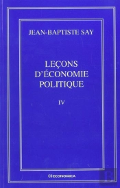 Lecons D'Economie Politique - Volume Iv