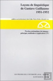 Leçons Des Années 1951-1952, Série A : Psycho-Systématique Du Langage : Principes, Méthodes Et Applications Iv