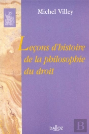 Leçons D'Histoire De La Philosophie Du Droit - Réimpression De La 2e Édition De 1962