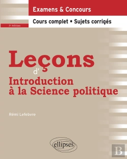 Bertrand.pt - Leçons D'Introduction À La Science Politique - 3e Édition