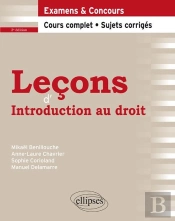 Leçons D'Introduction Au Droit, 2e Édition