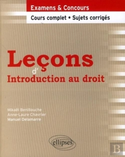 Bertrand.pt - Leçons D'Introduction Au Droit ; Cours Complet, Sujets Corrigés