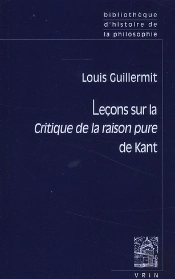 Leçons Sur La Critique De La Raison Pure De Kant