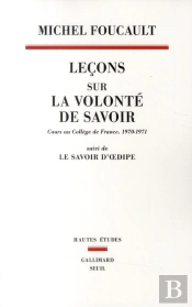 Leçons Sur La Volonté De Savoir ; Cours Au Collège De France, 1970-1971 ; Le Savoir D'Oedipe