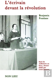 L'Écrivain Devant La Révolution