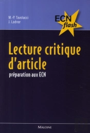 Lecture Critique D'Articles ; Préparation Aux Ecn