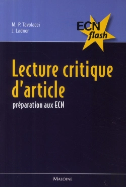 Bertrand.pt - Lecture Critique D'Articles ; Préparation Aux Ecn
