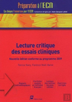 Bertrand.pt - Lecture Critique Des Essais Cliniques (2e Édition)