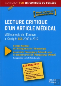 Bertrand.pt - Lecture Critique D'Un Article Medical