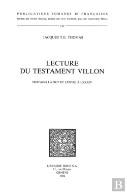 Bertrand.pt - Lecture Du Testament Villon :