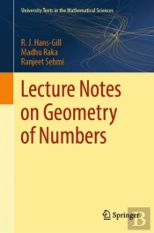 Lecture Notes On Geometry Of Numbers