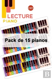 Lecture Piano : Pack De 15 Pianos : Ce1