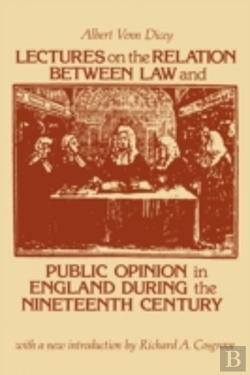 Bertrand.pt - Lectures On The Relation Between Law And Public Opinion In England During The Nineteenth Century