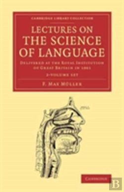 Bertrand.pt - Lectures On The Science Of Language 2 Volume Set