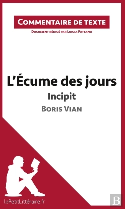 Bertrand.pt - L'Écume Des Jours De Boris Vian ; Incipit