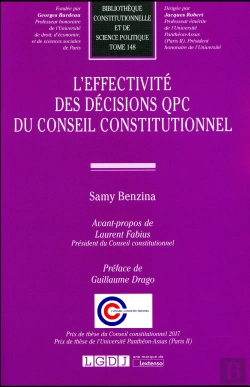 Bertrand.pt - L'Effectivité Des Décisions Qpc Du Conseil Constitutionnel