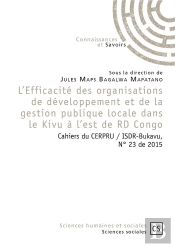 L'Efficacité Des Organisations De Développement Et De La Gestion Publique Locale Dans Le Kivu À L'Est De Rd Congo