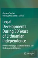 Legal Developments During 30 Years Of Lithuanian Independence