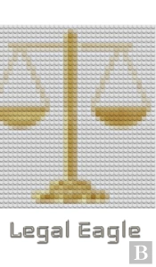 Legal  Eagle  Lego Style Creative Blank Journal