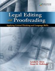 Legal Editing And Proofreading Applying Critical Thinking And Language Skills