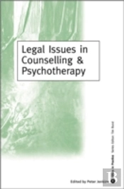 Legal Issues In Counselling & Psychotherapy