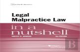 Legal Malpractice Law In A Nutshell
