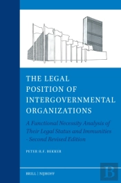 Legal Position Of Intergovernmental Organizations