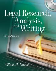 Legal Research, Analysis And Writing