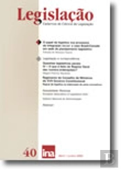Legislação (Cadernos de Ciência de Legislação) N.º 36
