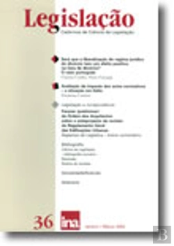 Bertrand.pt - Legislação (Cadernos de Ciência de Legislação) nº 36 - Janeiro/Março de 2004