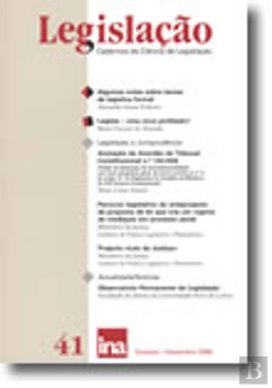 Bertrand.pt - Legislação (Cadernos de Ciência de Legislação) N.º 41