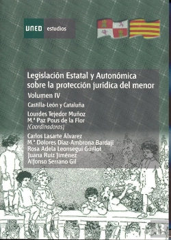Bertrand.pt - Legislación Estatal Y Autonómica Sobre La Protección Jur¡Dica Del Menor. Castilla-León Y Cataluña