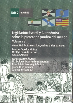 Bertrand.pt - Legislación Estatal Y Autonómica Sobre La Protección Jur¡Dica Del Menor. Ceuta, Melilla, Extremadura