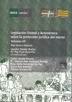 Bertrand.pt - Legislación Estatal Y Autonómica Sobre La Protección Jur¡Dica Del Menor. Pa¡S Vasco Y Valencia