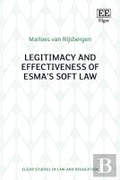 Legitimacy And Effectiveness Of Esma'S Soft Law