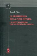 Legitimidad De La Pena Estatal, La