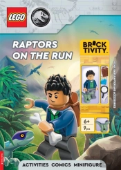 Legoâ® Jurassic Worldâ„¢: Raptors On The Run Activity Book (With Kenji Minifigure, Baby Raptor And Accessories)