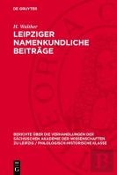 Leipziger Namenkundliche Beitrage