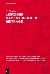 Leipziger Namenkundliche Beitrage