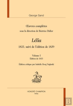 Bertrand.pt - Lélia : 1833, Suivi De L'Édition De 1839