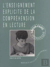 L'Enseignement Explicite De La Compréhension