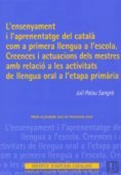 Bertrand.pt - L'Ensenyament I L'Aprenentatge Del Català Com A Primera Llengua A L'Escola