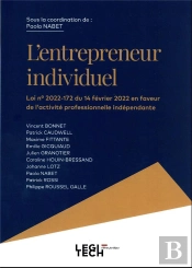 L'Entrepreneur Individuel - Loi N  2022-172 Du 14 Fevrier 2022 En Faveur De L Activite Professionnel