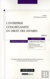 L'Entreprise Congréganiste En Droit Des Affaires